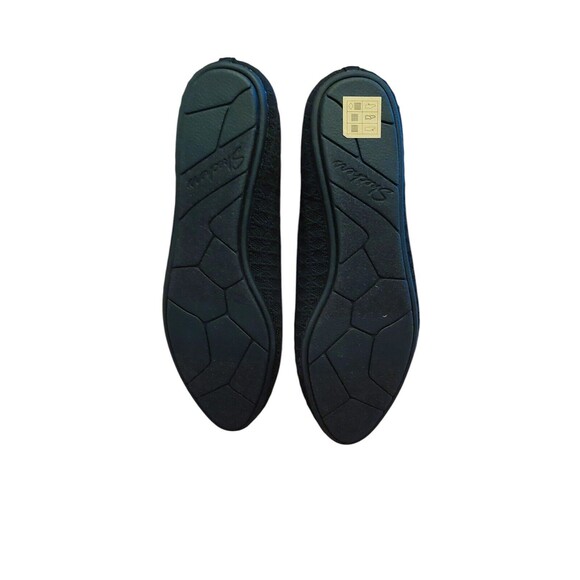 Skechers Cleo's Size 10 Black Flats Vegan Recycled Textiles Comfort Memory Foam - Picture 3 of 7